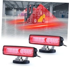 Forklift Safety Light with Red Side Warning Zone,30W LED Magnetic Base