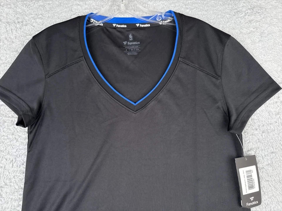 Camiseta deportiva de baloncesto Dallas Mavericks para mujer pequeña negra Fast Break polietileno Foto 4 de 4