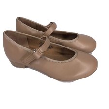 ABT Toddler Little Girls 8.5 Brown Tap Shoes American Ballet Theatre