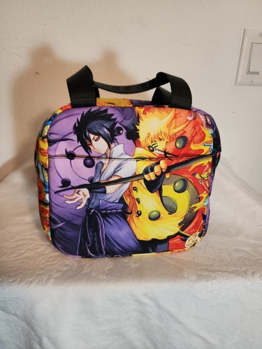 Borsa pranzo isolata Naruto Sasuke Kakashi Pakkun anime - Foto 1 di 6