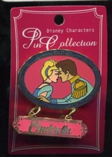 Mickey & Pals Sweet Kiss Series Cinderella & Prince Charming LE Disney Pin 10636