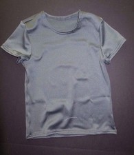 NWT gray spandex dance shirt short sleeve top boys classwear t shirt style line