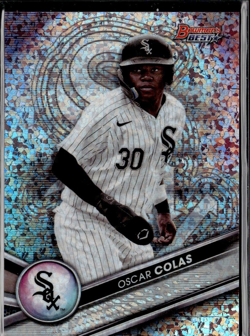 2022 Bowman's Best #TP-28 Oscar Colas Top Prospects Mini-Diamond Refractor #/299