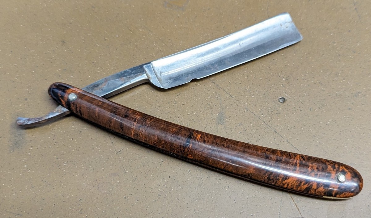 Vintage Solingen Kceller Bros. Straight Razor 