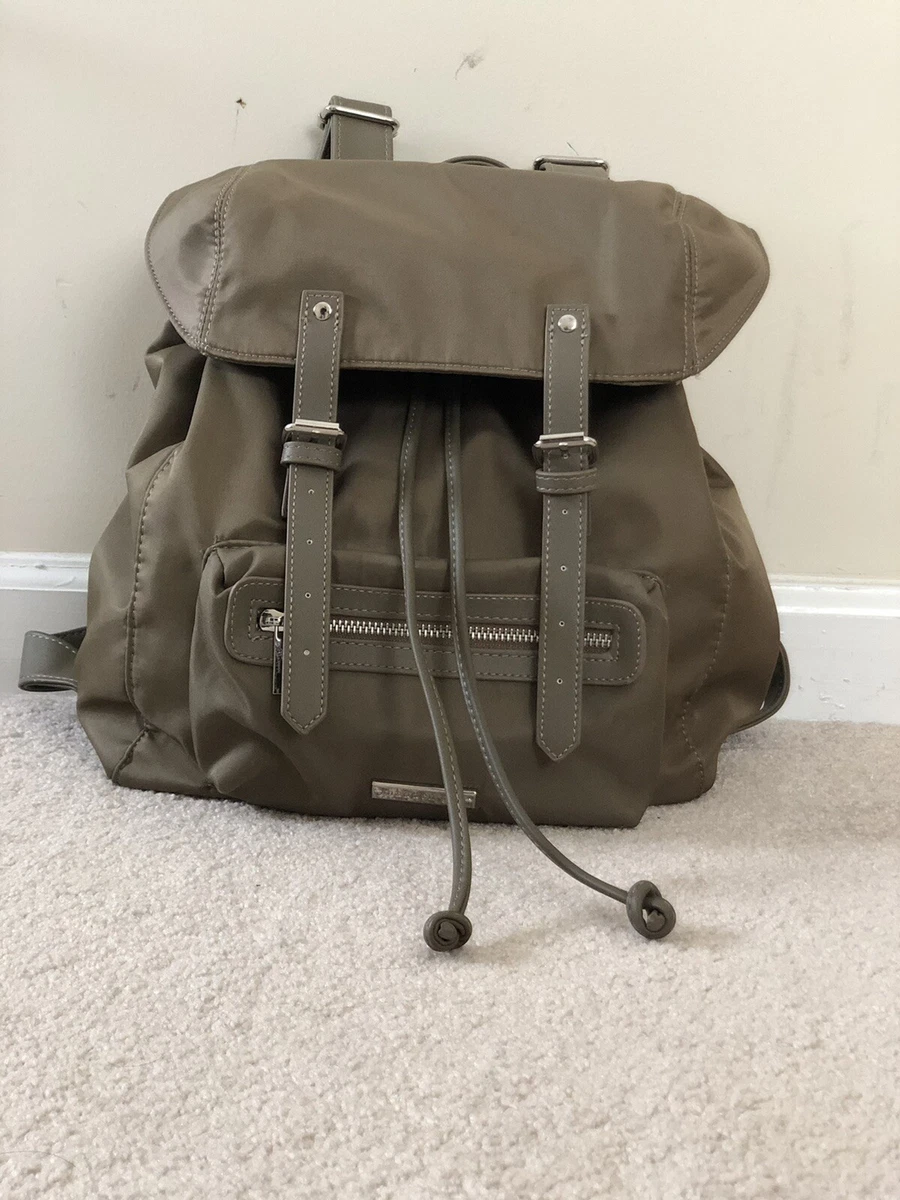 Olive green backpack women's sale