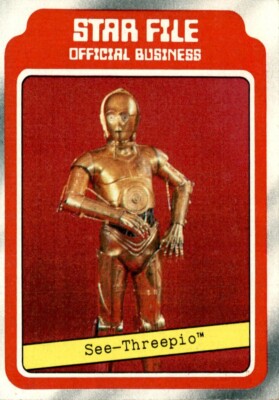 1980 Topps Star Wars The Empire Strikes Back Star File C-3PO 6