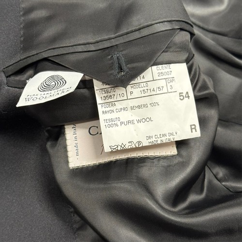 Canali Proposta Tuxedo Jacket Velvet Buttons Made in Italy Black Tux 44R - Picture 10 of 11