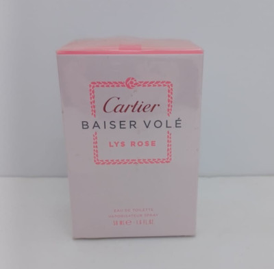 Cartier Baiser Volé Lys Rose Eau de Toilette 50 ml Spray DESCATALOGADO