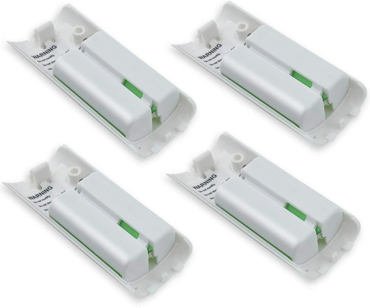 2800mAh 4-Pack Rechargeable Battery Packs for Wii and Wii U Remote