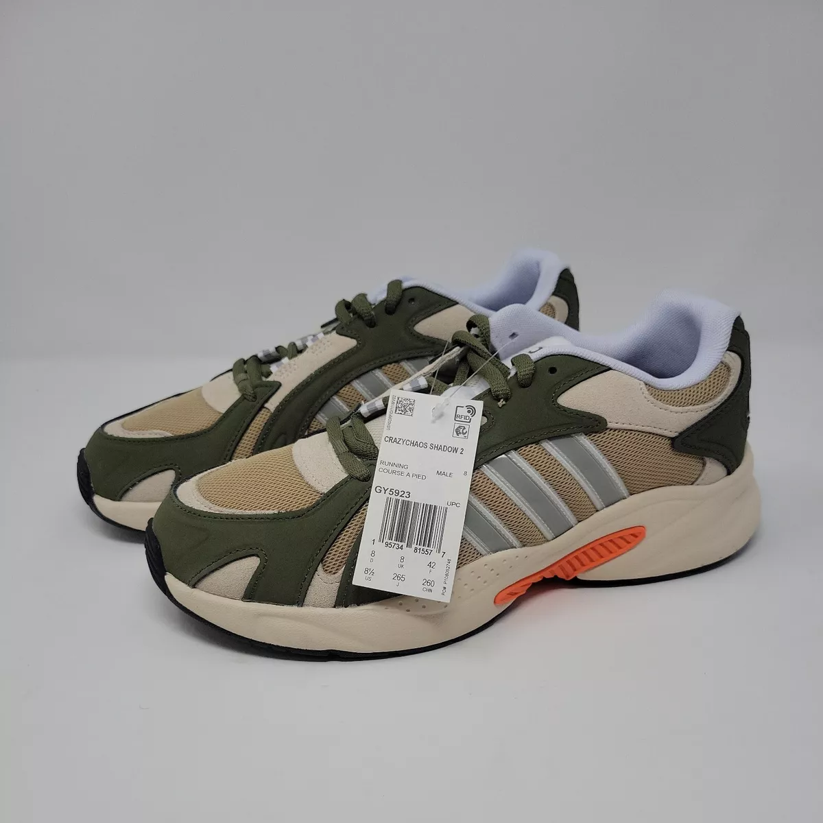 Size 8.5 Adidas Crazychaos Shadow 2.0 Beige Green GY5923 eBay