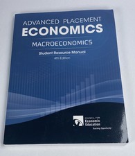 Advanced Placement Economics Macroeconomics Student Resource Manual Margaret A Ray Trade Paperback For Sale Online Ebay