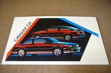 NOS 1980 Chevrolet Cavalier Z24 Dealership Showroom Floor Poster Artwork OK GM
