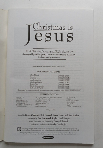 Christmas is Jesus by Mike Speck, Lari Goss, Danny Zaloudik (Word, 2002) - Picture 3 of 6