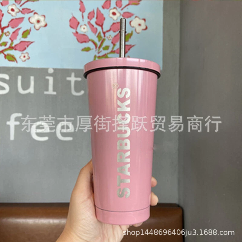 Hot 473ml double-layer three bar stainless steel insulated straw cup - Image 2 of 4