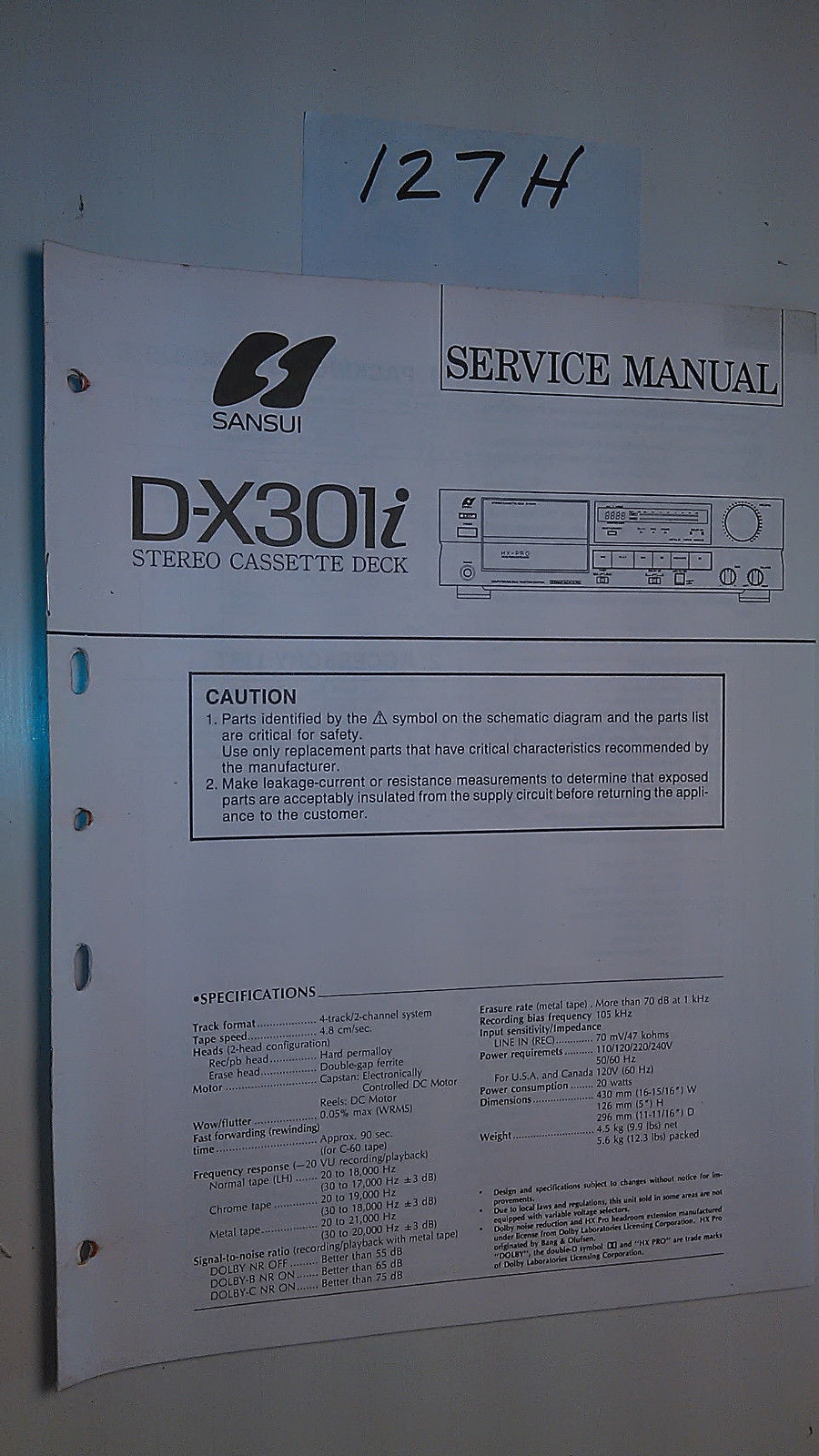 Sansui D-X301i vintage audio equipment - eBay listing photo 1