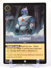 Disney Lorcana TCG Into the Inklands Gizmosuit 200/204 Common Cold Foil 