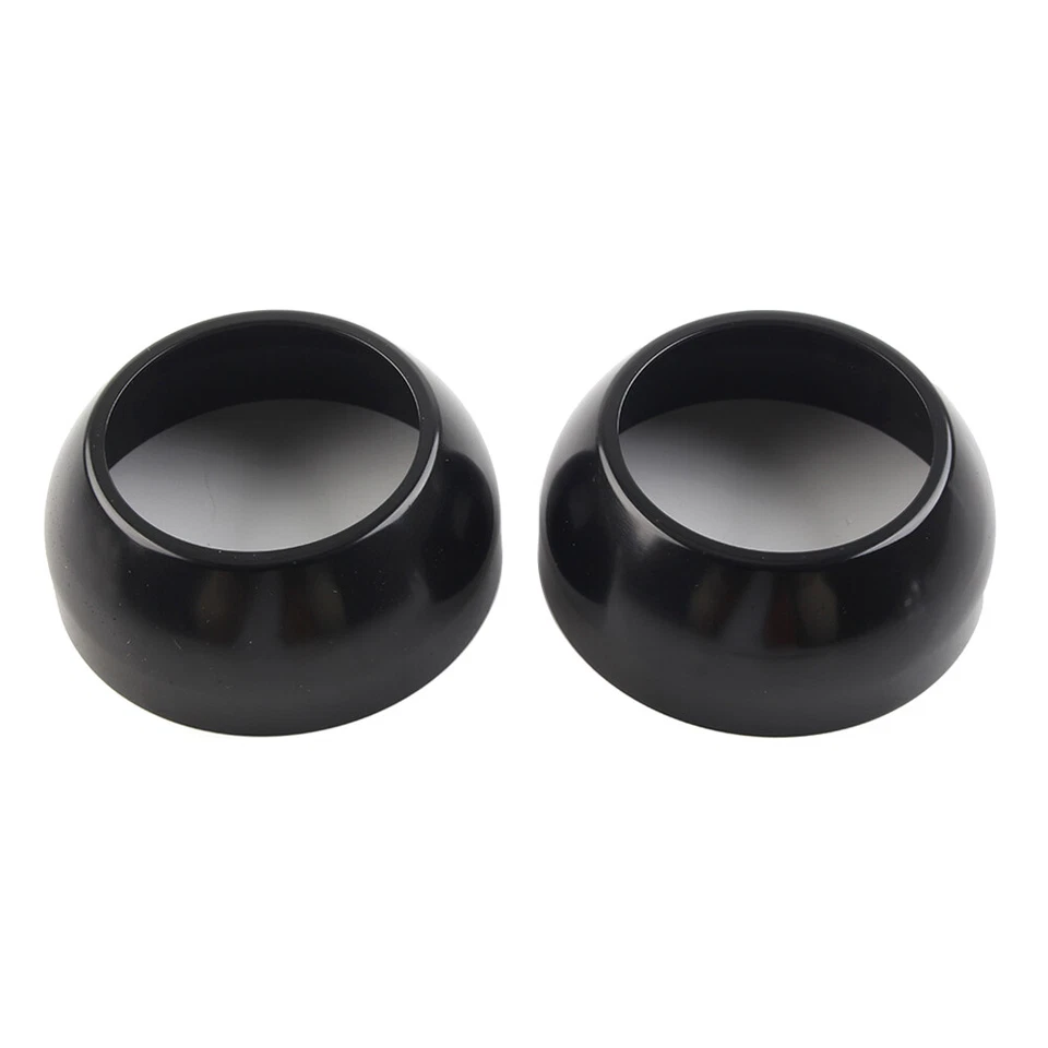 2 cubiertas de tapa de maletero de horquilla delantera 39 mm negras para Harley Sportster Dyna FXR FXD EE. UU. Foto 2 de 4