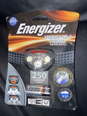 Energizer  Vision HD + Focus  400 lumens Headlight  LED  Gray New