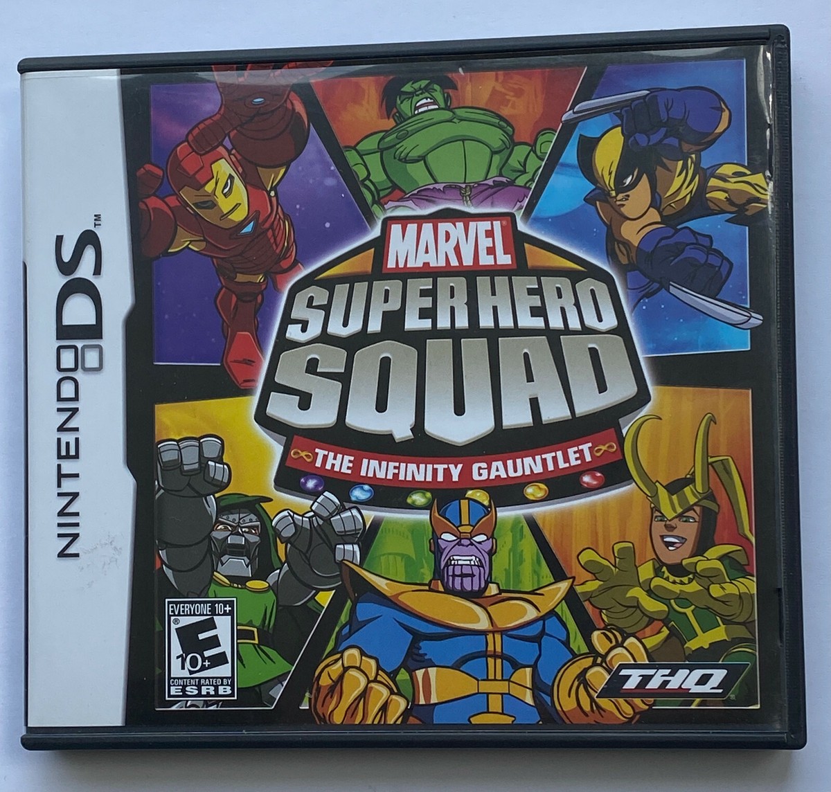 Set of 5 Nintendo DS Games: Marvel Superhero,Lego Battle,Monster
