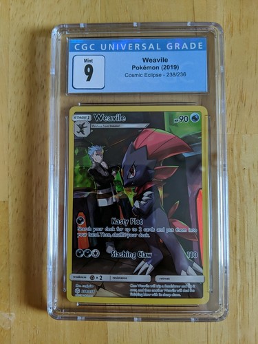 Weavile graded CGC 9 for sale on eBay