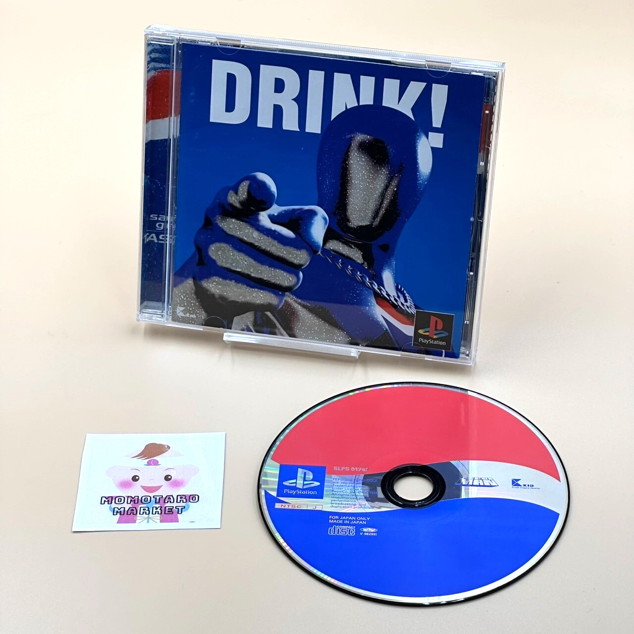 PEPSI MAN Sony PlayStation PS1 Japan SLPS-01762 Tested Rare NTSC-J Authentic