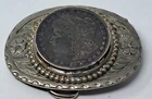1879 Morgan Silver Dollar Belt Buckle