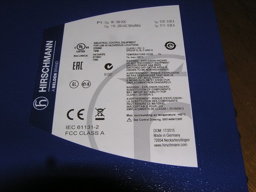 Unused - Hirschmann 943953999 Managed Switch RSR20-0800M4M4T1UK9HPHH09.0.03 - Picture 3 of 13