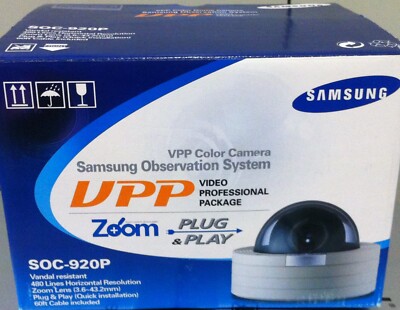 SAMSUNG VPP Color DOM-Camera SOC-920P 12-fach Zoom  neuwertig