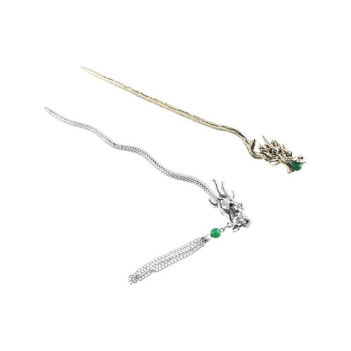 Beaded Hanfu Tassel Hairpin Headwear Chinese Style Hair Clip Party