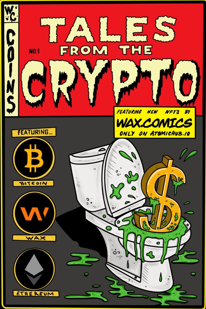 ‼️ TALES FROM THE CRYPTO - WAX COMIC BOOK - MASH