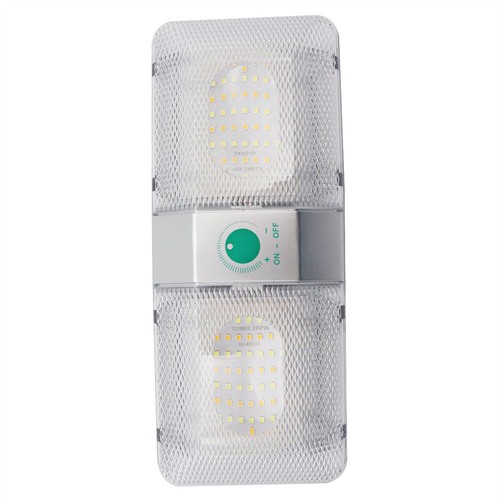 180 LED Ceiling Light Interior Reading Lamp Touch Dimmable For Car Boat Camper - Picture 10 of 13