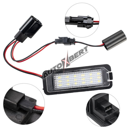 FOR VW Golf GTI R R32 Mk5 Mk6 Mk7 Passat Canbus LED Licence Number Plate Lights - Picture 3 of 8