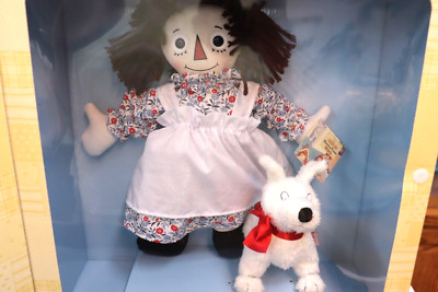Storybook Friends Raggedy Ann Doll & Dog FIDO SET NRFB w/#'d Cert.