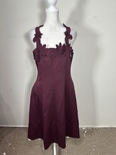 Adrianna Papell So End Wine Color Sleeveless Dress Size 6 