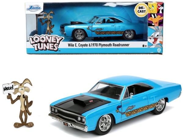 Jada Modellauto H.R.Looney Tunes Road Runner 1970 Plymouth 1:24 253255028-image