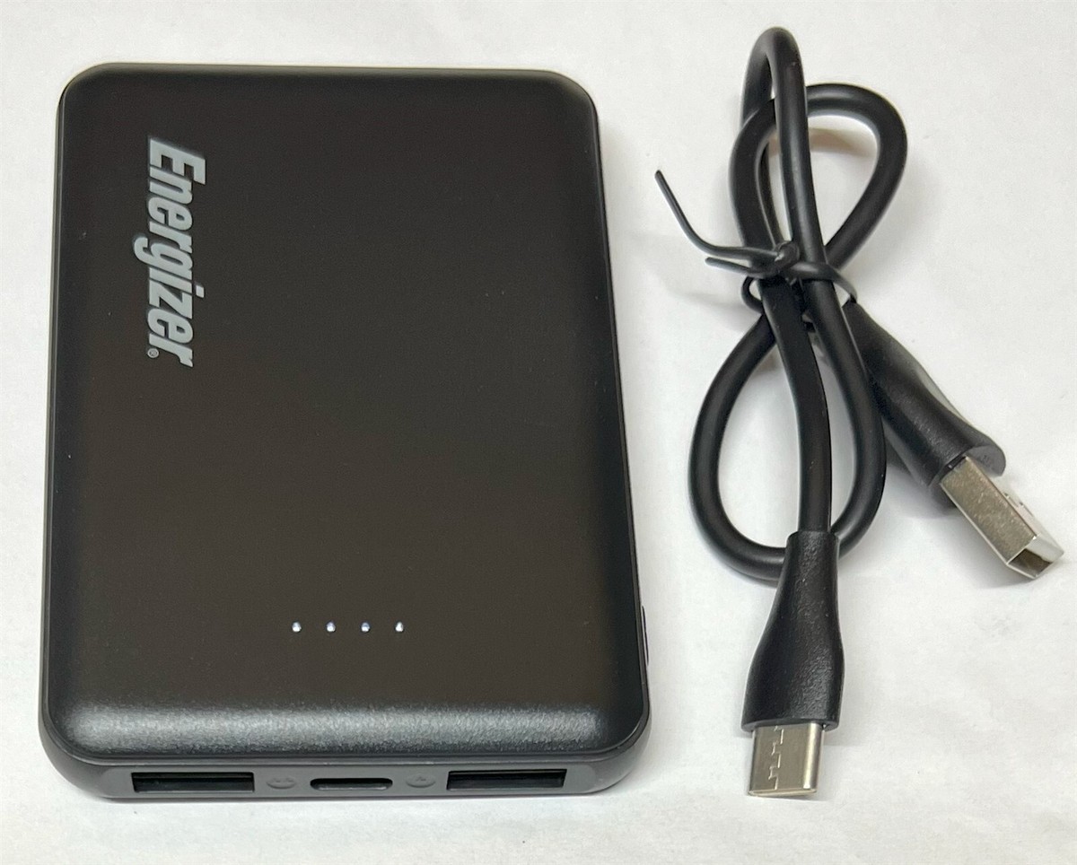 Energizer MAX 5,000 mAh Ultra-Slim, USB-C (in/out)+2 USB Portable