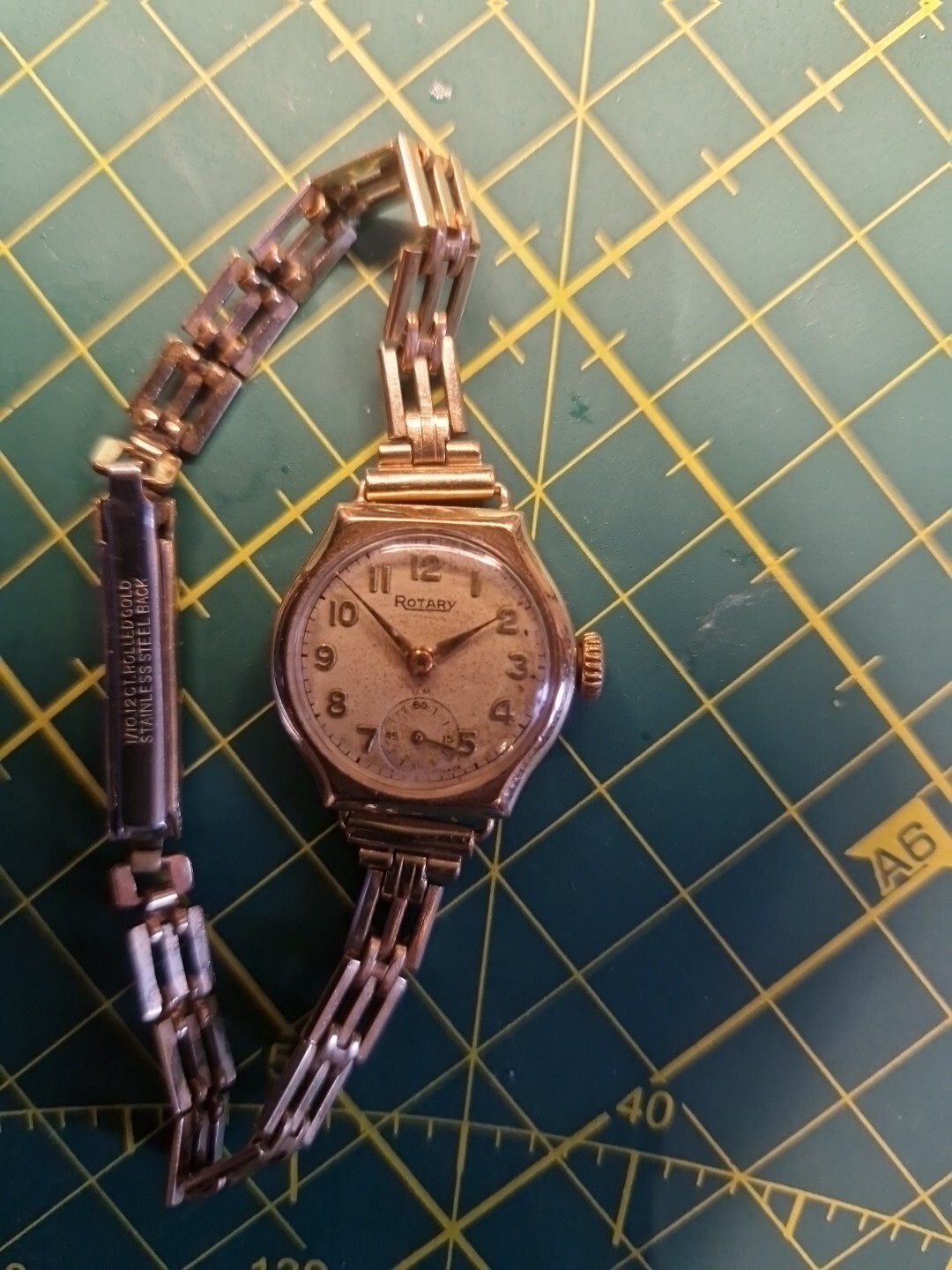 vintage 9ct gold ladies rotary watch eBay