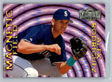 1997 Skybox Metal Universe - Magnetic Field Alex Rodriguez #9 for