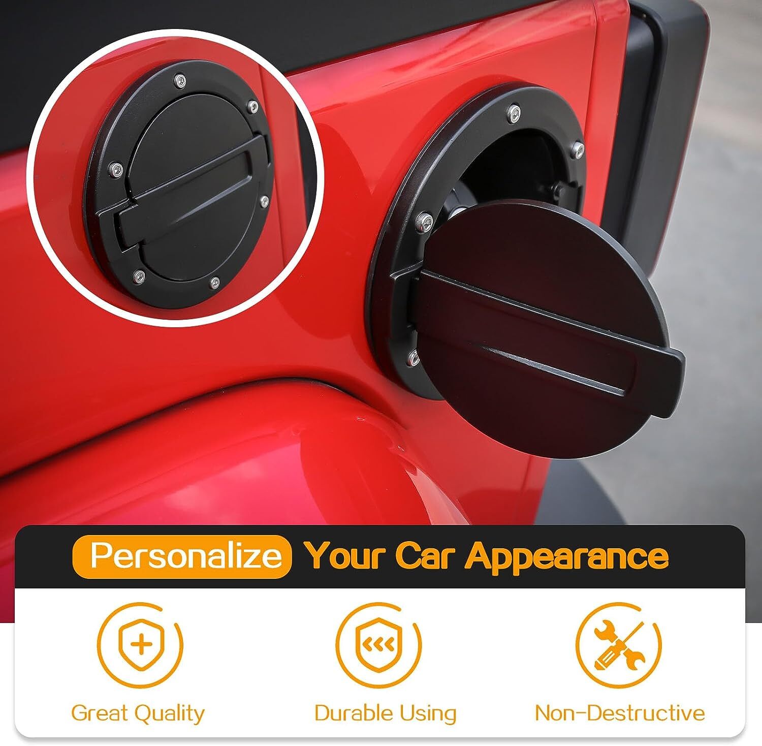 JUWEVAZU 2 pares de topes de parachoques delanteros y traseros Compatibles con Jeep Wrangler JK