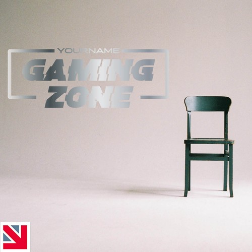 Personalised GAMING Custom Name GAME ZONE Wall Art Decal Sticker Vinyl - Picture 11 of 12