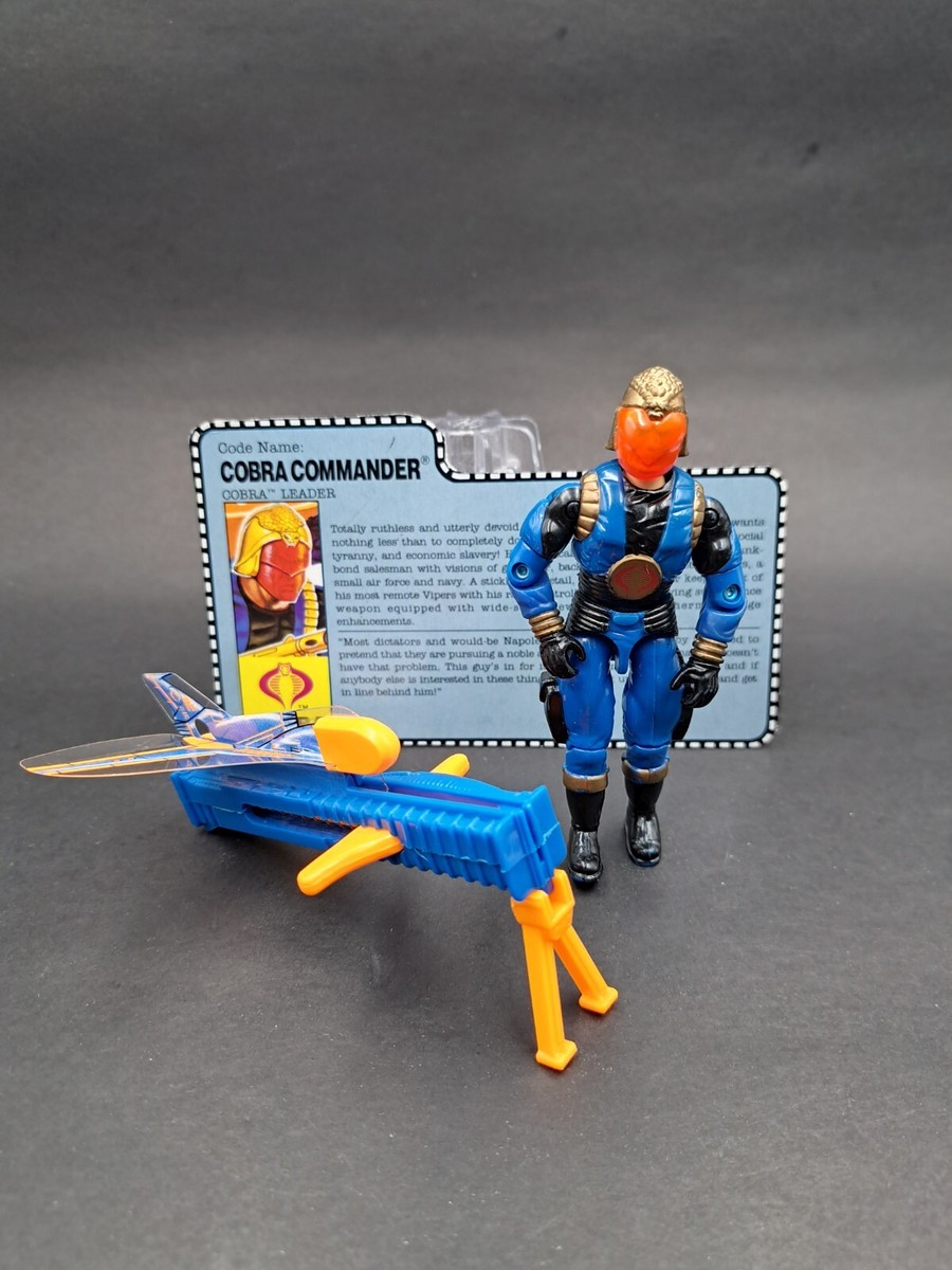 Cobra Commander V4 GI Joe ARAH 1990 Hasbro Vintage Rare Missing Gun