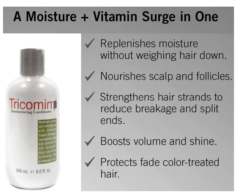 Neova Tricomin Restructuring Conditioner -  Fine or Damaged Hair 8 Oz  - Image 3 of 3