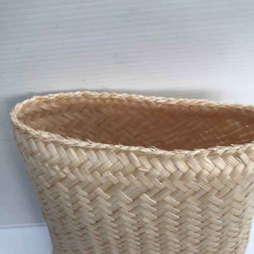 Vintage Thai Handicraft Kratip Sticky Rice Medium Bamboo Serving Basket Size 6" - Picture 54 of 60