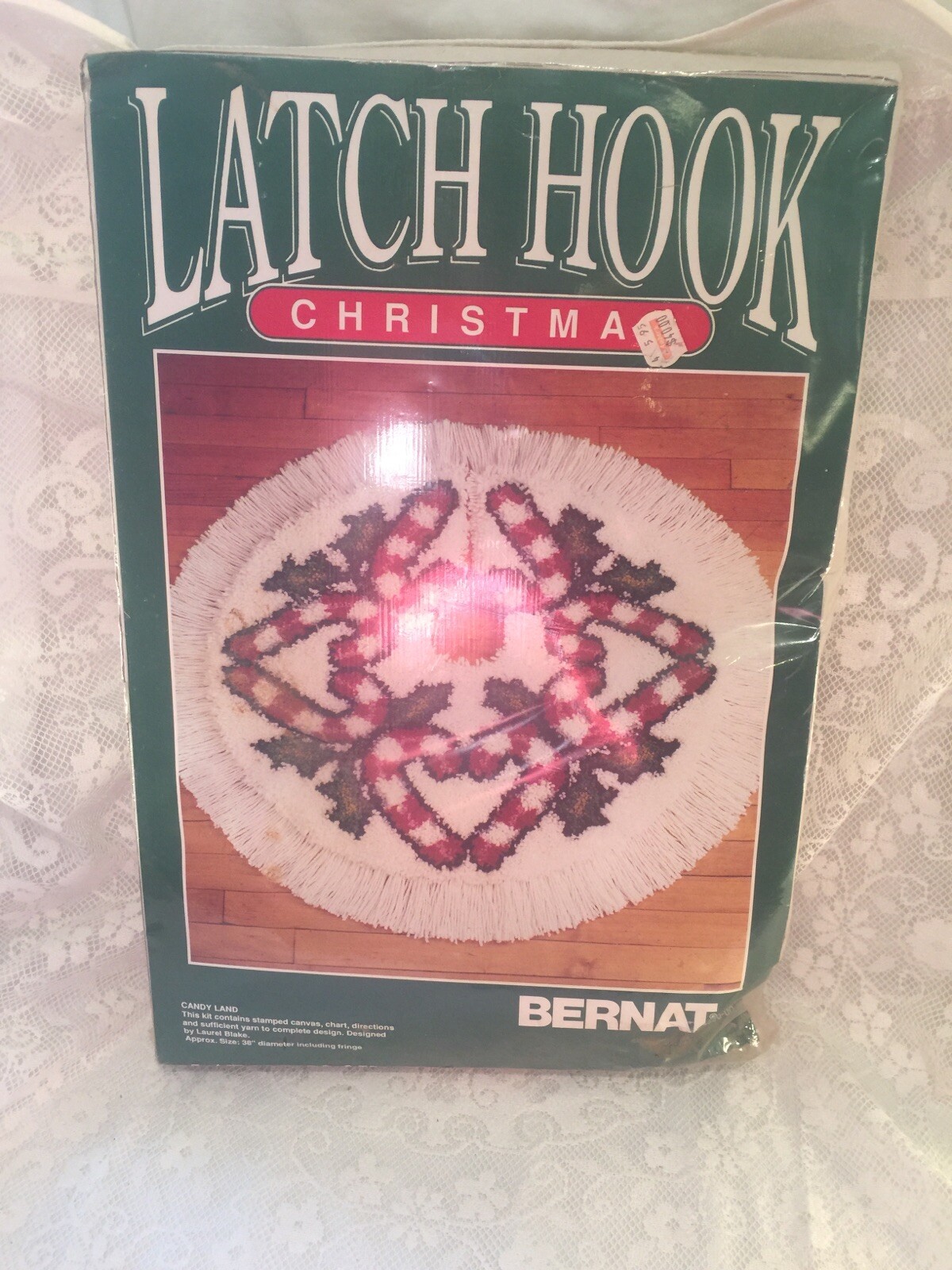 Latch Hook Candy Land Christmas Tree Skirt 95499600 eBay