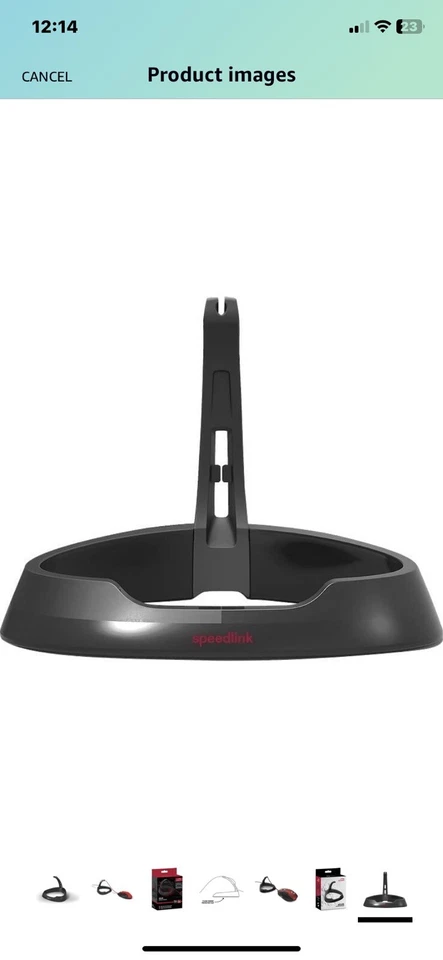 Mouse Bungee Speedlink Cable Management Black SL-680200-BK Pc Mouse Cable Stand - Image 2 of 4