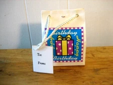 San Francisco Music Box Company Happy Birthday Gift Bag