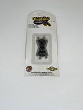 Bachmann E-Z Track 30 deg Crossing w/Nickel Silver Rail  Gray Roadbed - N Scale
