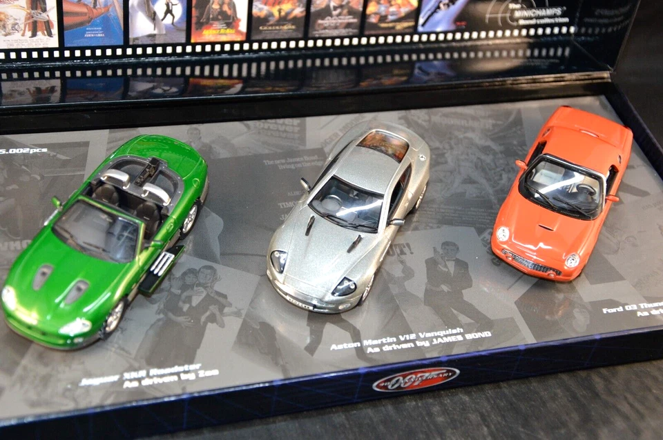 MINICHAMPS 1/43 JAMES BOND COLLECTION 40TH ANNIVERSARY COFANETTO 007 DIE CAST - Immagine 4 di 4