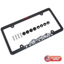 Toyota Trd Sport Mountain Tacoma Front Rear License Plate Frame Cover Decorate