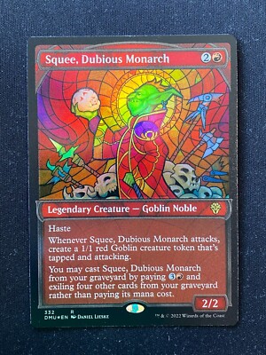 Squee, Dubious Monarch (SHOWCASE TEXTURED FOIL) - Dominaria United (MTG)